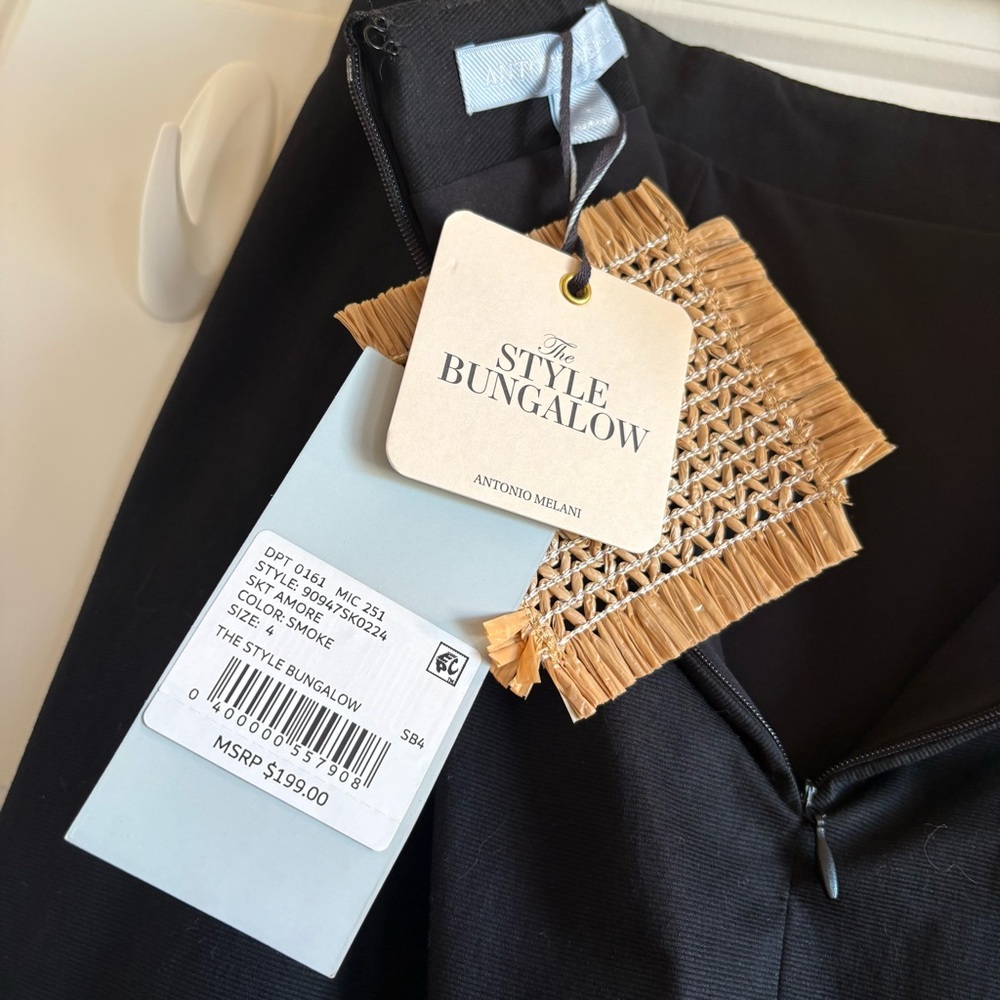 ANTONIO MELANI Black Maxi Skirt - Picture 5 of 7